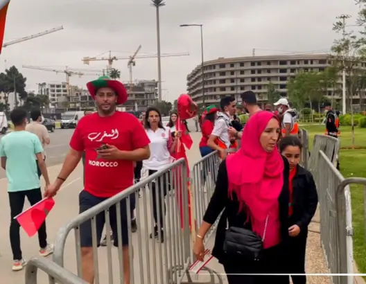 حضور ضعيف للجماهير المغربية لمباراة الأسود ضد ليبريا بمركب محمد الخامس بالدار البيضاء