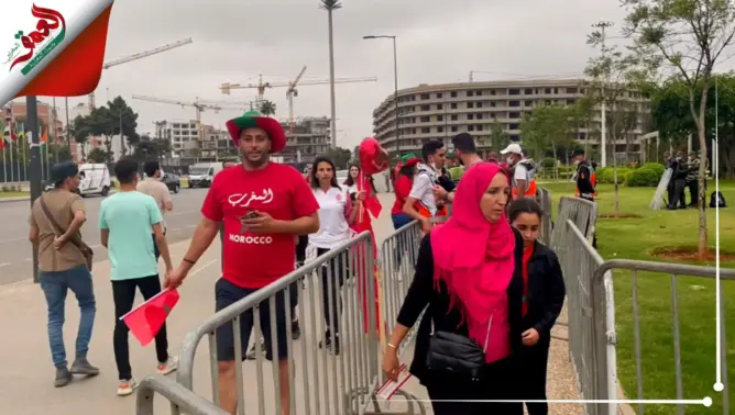 حضور ضعيف للجماهير المغربية لمباراة الأسود ضد ليبريا بمركب محمد الخامس بالدار البيضاء
