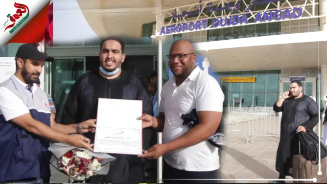 هكذا استُقبل القارئ المغربي المهياوي بمطار وجدة بعد تتوجيه بجائزة إثيوبيا الدولية للقرآن الكريم (فيديو)