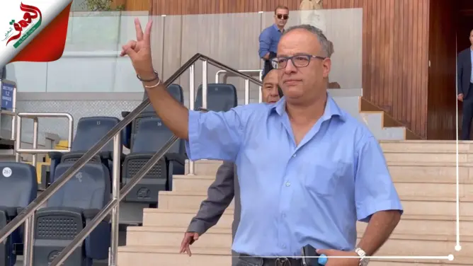عزيز البدراوي يتابع مواجهة الديربي من مركب محمد الخامس في أول مواجهة بعد انتخابه رئيسا للرجاء(فيديو)