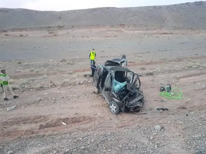 وفاة سائق سيارة اصطدمت بحافلة لنقل المسافرين بورزازات