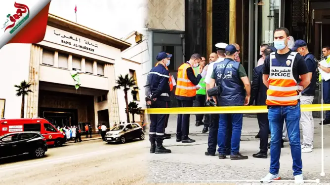 محاكاة وقوع حادث ببنك المغرب يستنفر أمن طنجة (فيديو)