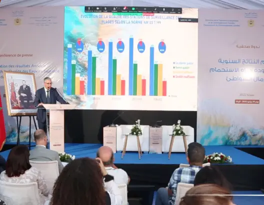 حصيلة مراقبة جودة مياه الاستحمام ورمال الشواطئ بالمغرب
