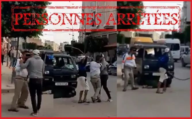 أمن وجدة يتفاعل مع فيديو اعتداء شخصين على سيدة بتاوريرت