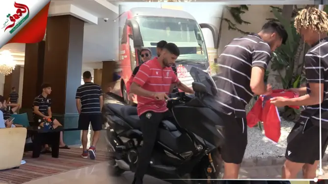 من داخل فندق الوداد بوجدة.. أجواء حماسية تغمر لاعبي الأحمد قبيل المباراة