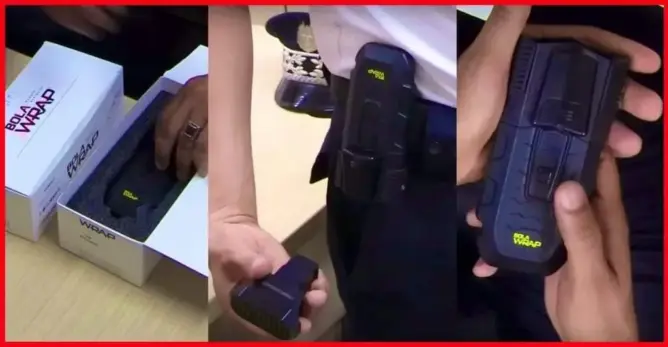 لأول مرة بالمغرب.. أمن طنجة يستعمل سلاح BOLAWRAP لتوقيف جانح