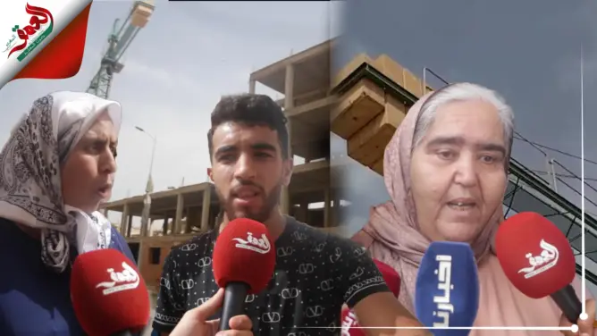 ساكنة وجدة تكشف تفاصيل انقـاذ شاب من محاولة القاء نفسه من رافعة بناء وتطالب بتأمين الورش