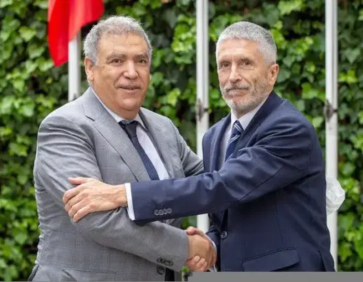 لفتيت يتباحث مع نظيره الإسباني بالرباط