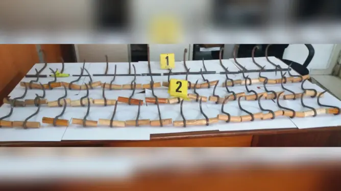 حجز 138 أداة حديدية بطنجة يشتبه استعمالها في الهجرة السرية