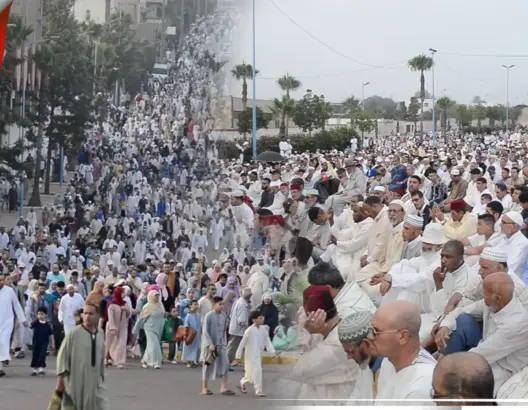 في أجواء إيمانية مهيبة.. آلاف المصلين يؤدون صلاة عيد الأضحى بالدار البيضاء