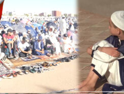 آلاف المصلين بوجدة يملؤون ساحة سيدي يحيى الكبرى لأداء صلاة عيد الأضحى (فيديو)