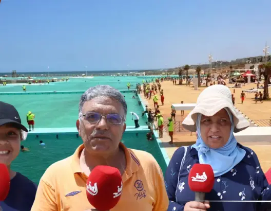 المسبح الكبير بالرباط يفتح أبوابه في ثاني أيام العيد.. والسكان يعتبرونه متنفسا مهما