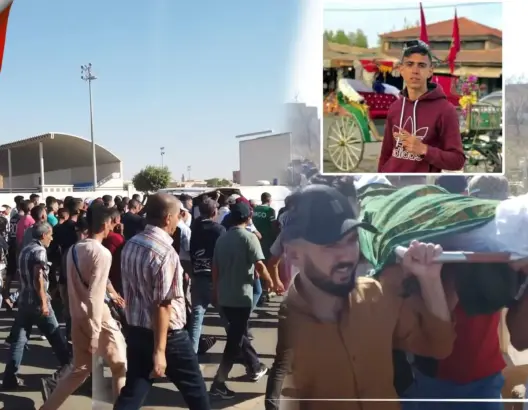 في موكب جنائزي مهيب.. تشييع جثمان إلياس ضحية أحداث الشغب بوجدة (فيديو)
