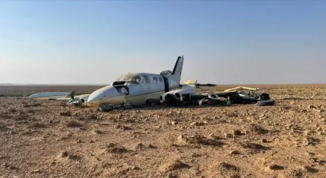 سقوط طائرة سويدية في بولمان على متنها شخصان