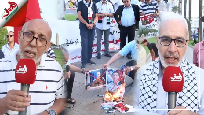 مغاربة ينددون بزيارة رئيس الأركان الإسرائيلي للمغرب ويطالبون بـ”إسقاط التطبيع”