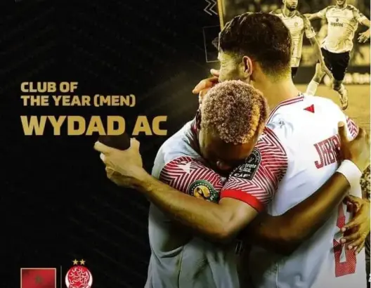 جوائز الكاف: الوداد ينقذ ماء وجه المغرب بإحرازه جائزة أفضل نادي إفريقي (فيديوهات)