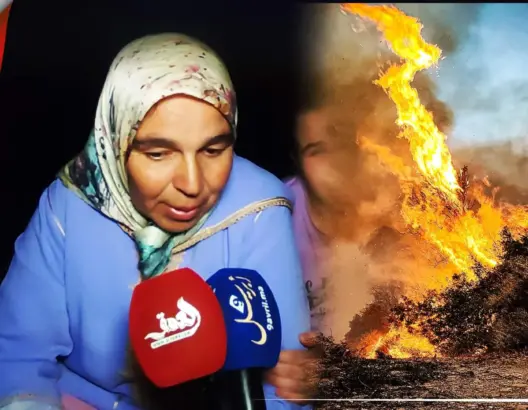 بالدموع.. سيدة تكشف وفاة شقيقتها في حريق غابات “بن مشيش” بالعرائش