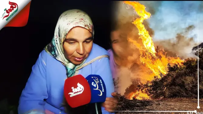 بالدموع.. سيدة تكشف وفاة شقيقتها في حريق غابات “بن مشيش” بالعرائش