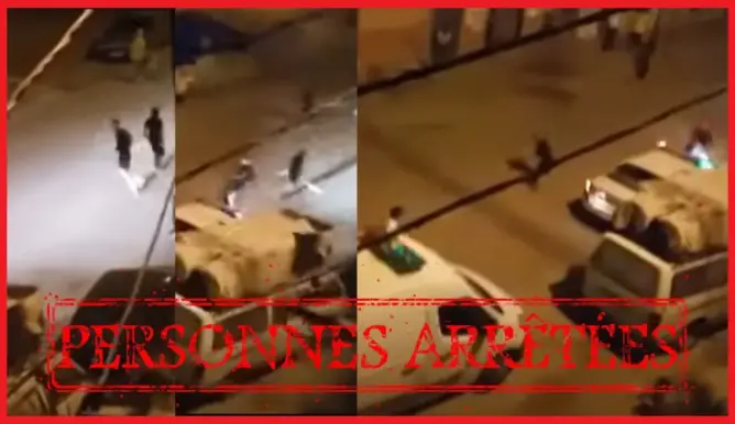 أمن الرشيدية يتفاعل مع فيديو متداول لشخصين عرضا عناصر الشرطة للسب والشتم والرشق بالحجارة
