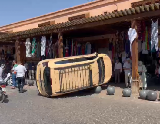 حادثة سير وسط مراكش