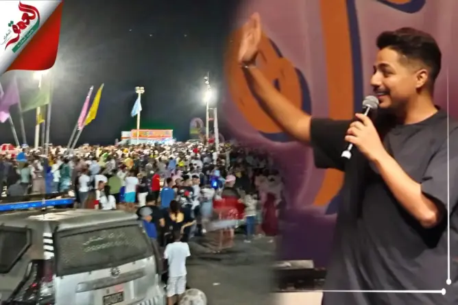 إيهاب أمير يلهب حماس زوار منتجع سياحي بسيدي بوزيد