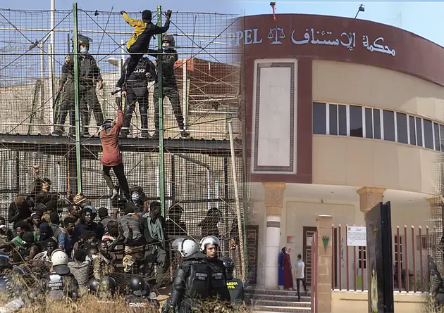 “أحداث معبر مليلية”.. استئنافية الناظور تصدر أحكاما حبسية في حق 13 مهاجرا