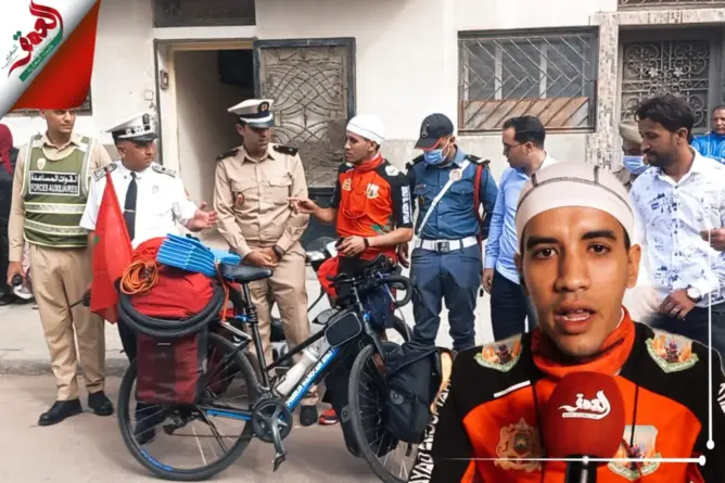 الرحالة المغربي عياد المفتاحي ينطلق في تحدي جديد.. 35 دولة عبر 3 قارات