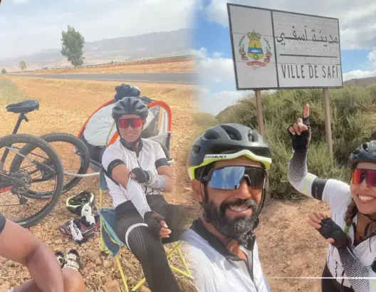 من فاس إلى أكادير.. كوبل مغربي يقطعان مسافة 1600 كلم بالدراجة الهوائية (فيديو)
