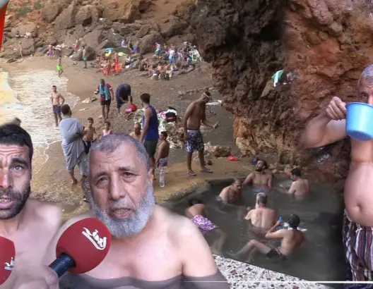حامة الشعابي.. “جاكوزي طبيعي” يُطل الشاطئ وزواره معجبون بنظام تنظيم ولوج الرجال والنساء(فيديو)
