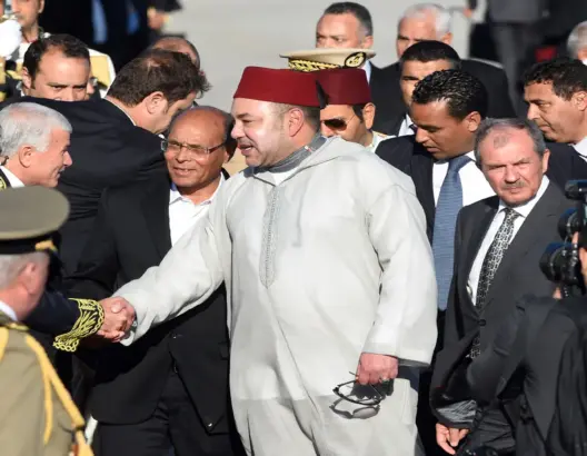 ملك المغرب في تونس