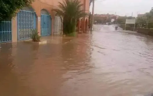 الأمطار تغرق ورزازات ومطالب بمراقبة مشاريع البنى التحتية