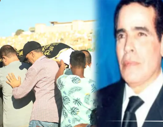 تشييع جثمان فتح الله المغاري بالرباط