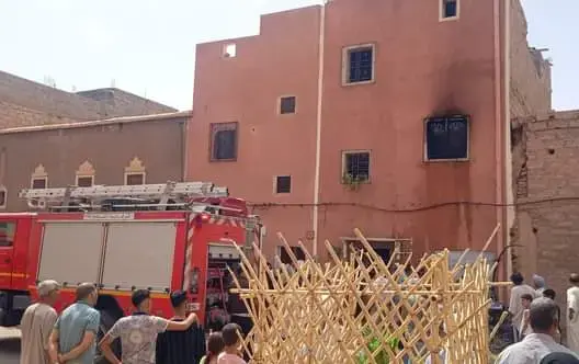 “شارجور” يتسبب في احتراق منزل بورزازات