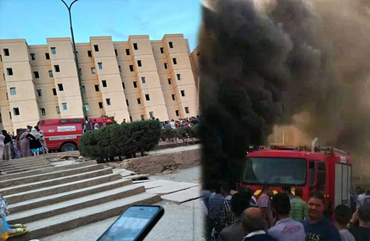 اندلاع حريق بالحي الجامعي بوجدة يخلف إصابات في صفوف الطلبة