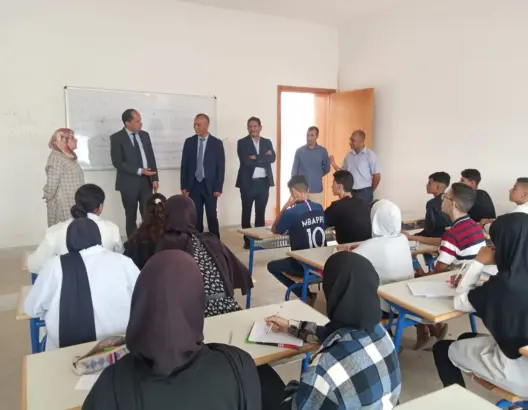 مدير الأكاديمية يقف على ظروف استقبال التلاميذ بمؤسسات برشيد