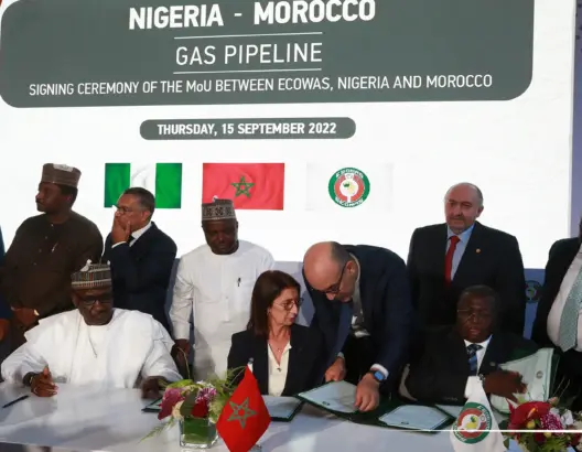 المغرب ونيجيريا يوقعان مذكرة لإنشاء أنبوب الغاز