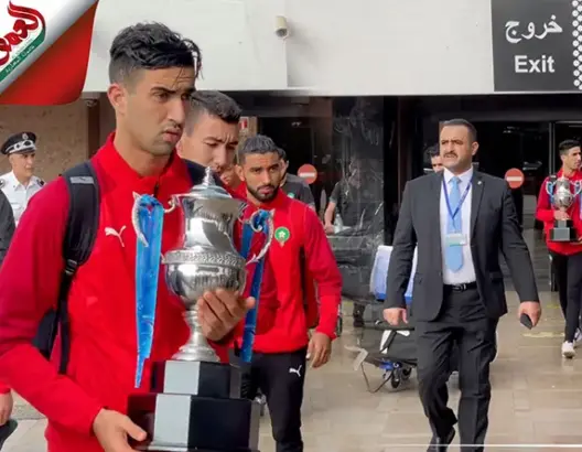 بعد تحقيقه للقب القاري .. منتخب “الفوتسال” يصل إلى أرض الوطن (فيديو)