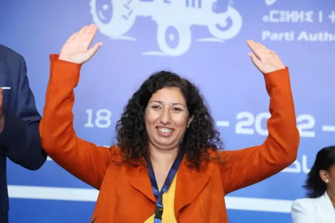 انتخاب بنزبير أمينة جهوية لحزب البام بجهة الرباط سلا القنيطرة