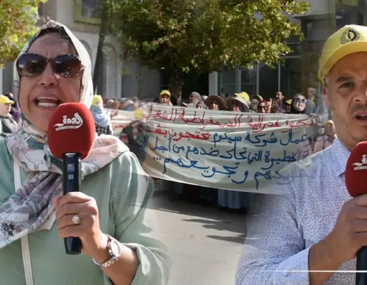 عمال شركة “سيكوميك” بمكناس يحتجون أمام محكمة فاس