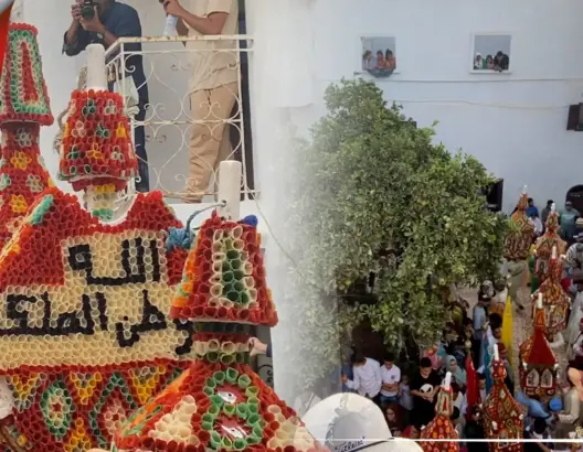المئات يشاركون في موكب الشموع بسلا احتفالا بذكرى المولد النبوي (فيديو)