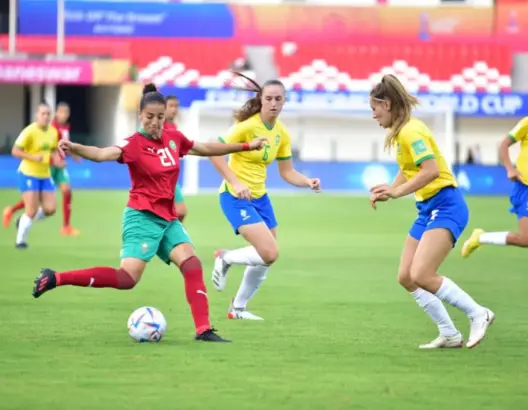 المنتخب المغربي ينهزم أمام البرازيل بكأس العالم للناشئات “الهند 2022”