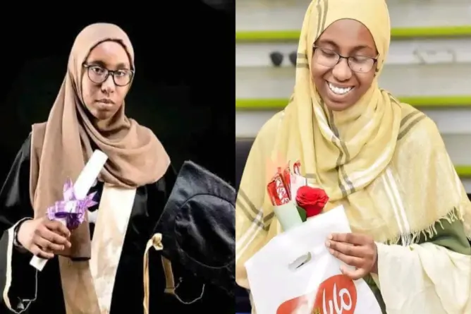 لأنها ابتسمت.. سودانيون يحتفون بطالبة متفوقة على مواقع التواصل الاجتماعي