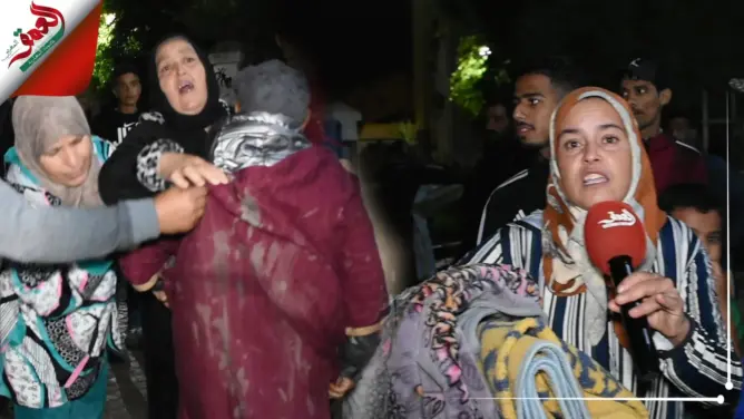 أمطار فاس تدفع ساكنة دور الصفيح إلى المبيت داخل مقر مقاطعة زواغة بنسودة (فيديو)