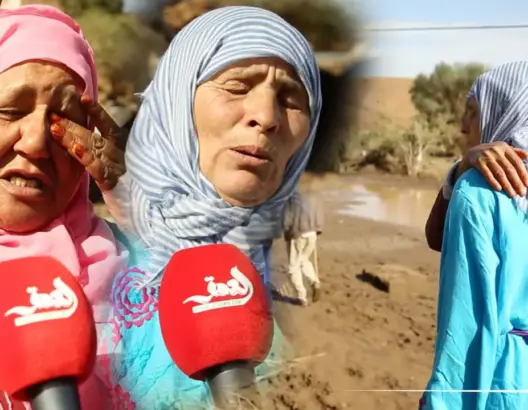 بالدموع.. ساكنة دوار أولاد الحاج بالروماني تستغيث وتعدد خسائر السيول