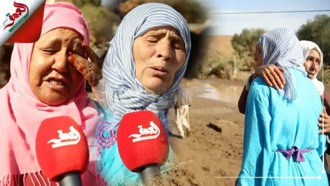 بالدموع.. ساكنة دوار أولاد الحاج بالروماني تستغيث وتعدد خسائر السيول