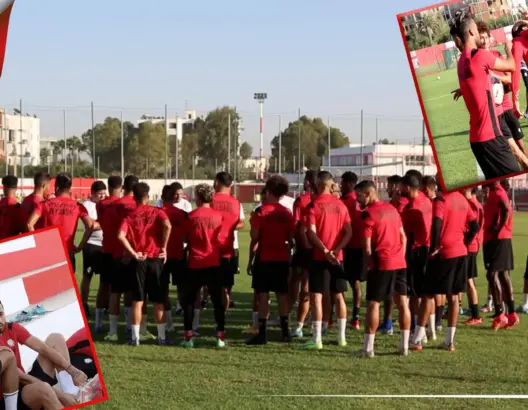 كواليس الحصة التدريبية للوداد قبل مواجهة “ريفرز”
