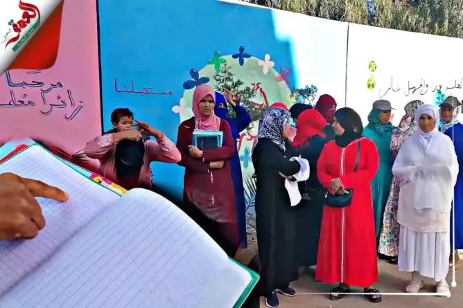 مدرسة بلا أساتذة وتلاميذ بدون كتب منذ بداية الدراسة بالجديدة (فيديو)