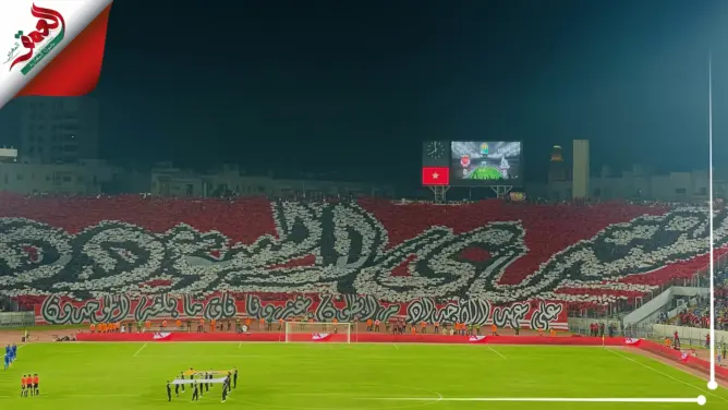 منتدى السؤدد.. الوينرز تبدع بمدرجات دونور بتيفو يحبس الأنفاس (فيديو)