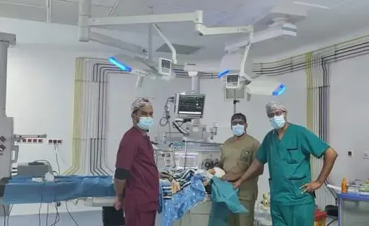 عمره 9 أشهر فقط.. نجاح عملية جراحية على مستوى الجمجمة لطفل