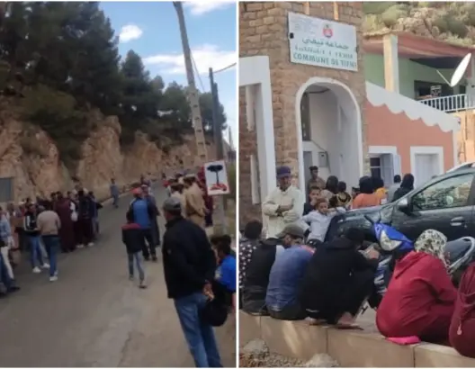 النقل السري يدفع ساكنة بأزيلال للخروج في مسيرة احتجاجية